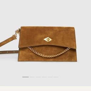 Metier Mini Roma suede bag